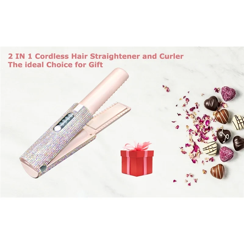 Bedazzled Cordless Hair Straightener